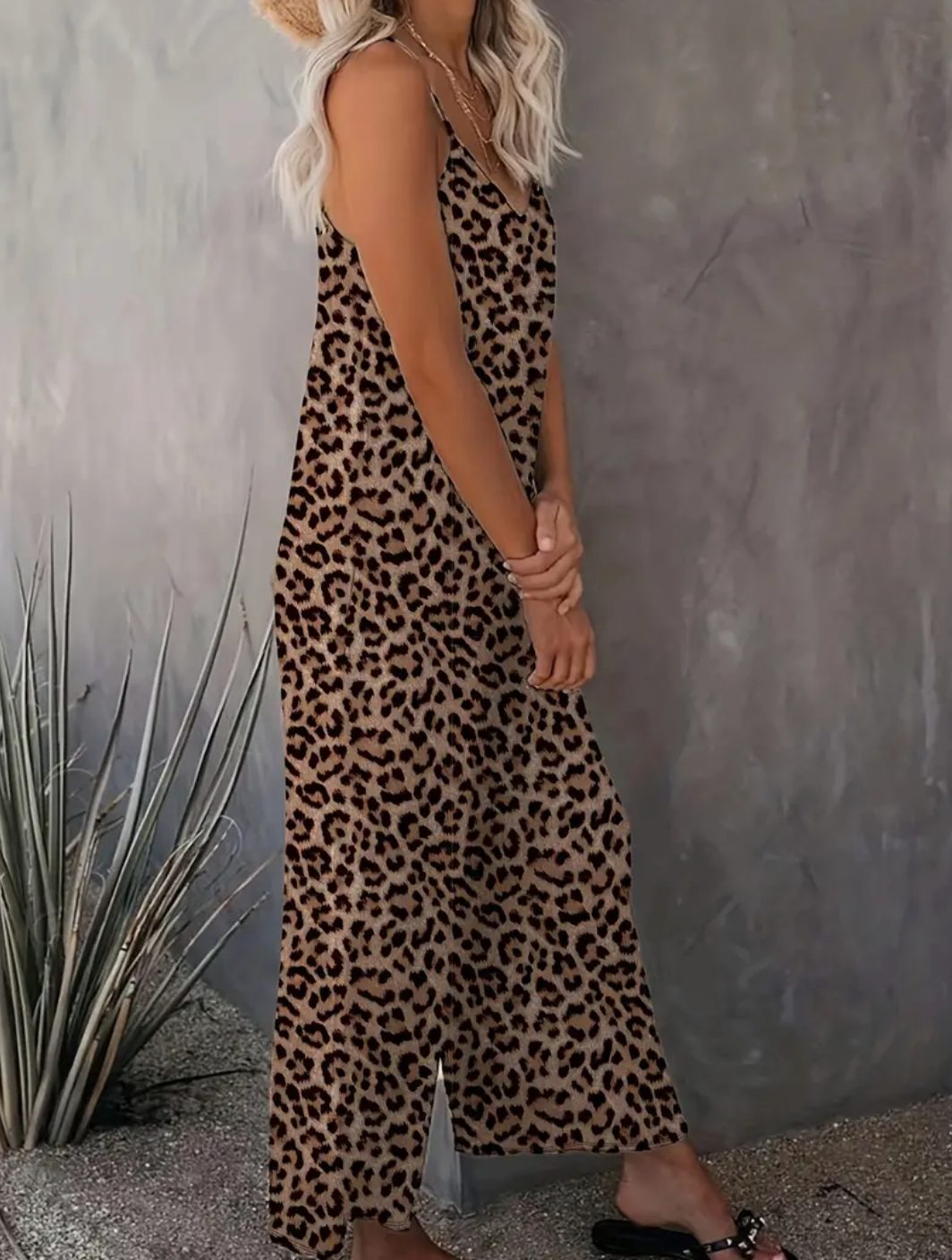 Kersti™ | Elegant leopardmönstrad jumpsuit